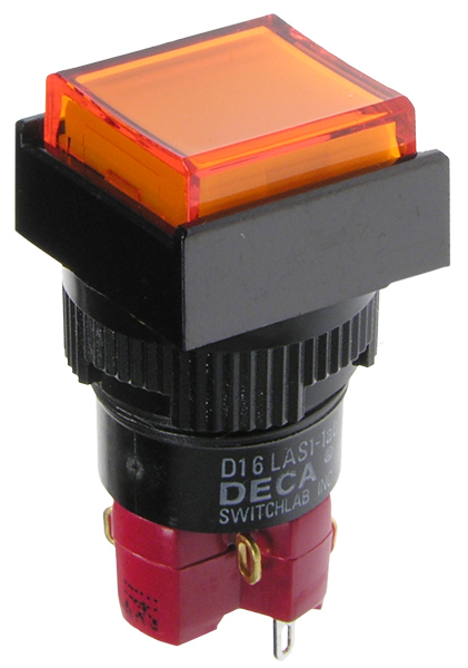 D16LMS1-1ABOO, кнопка без фиксации 250В/5А