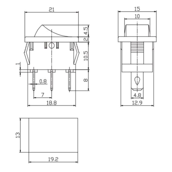 MRS-103(A) ON-OFF-ON