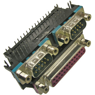 Разъем DRN-25F/9M/9M