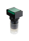 P16LAT2-1ABKG, кнопка с фиксацией 240В 4А, LED подсветка 24В