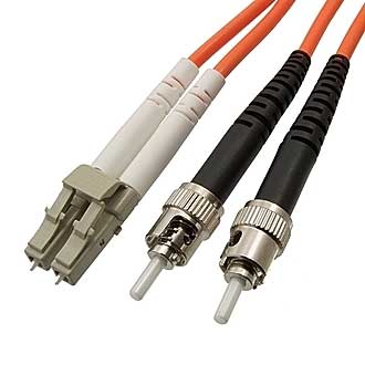 Шнур оптический LC-ST-MM-DX-3.0MM-3M