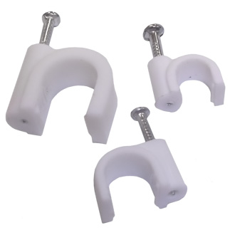 Скоба для кр.кабеля NC 12mm (NC-4N)   (100шт)