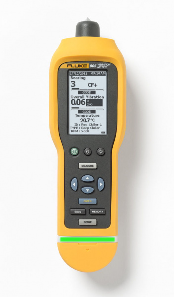 Портативный многофункциональный прибор для проверки вибрации fluke 805