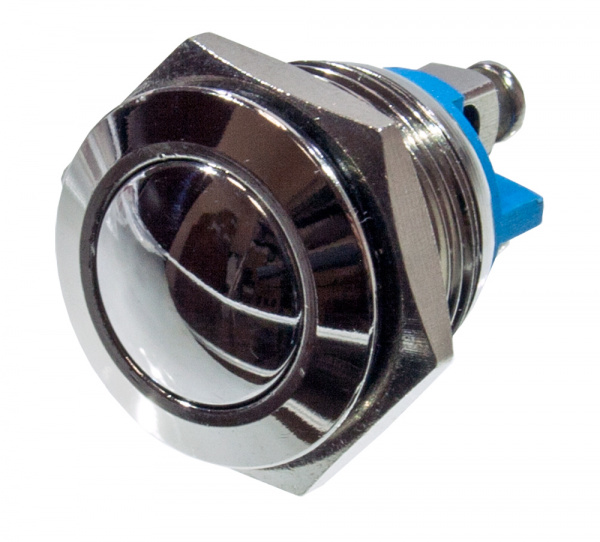 L-KLS7-PBS-M16-01D, кнопка металл OFF-(ON) 36В 2А D=18мм винт. клеммы