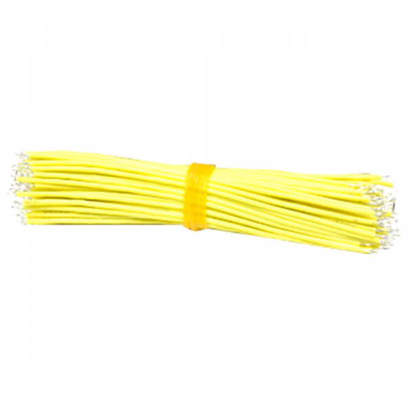 1007Y 22AWG, перемычки для печатных плат желтые длина 10см