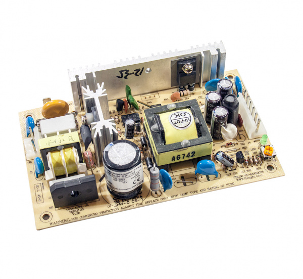HF45W-SPL-12, источник питания AC-DC 12B, 45Вт 127х76.2х27 (аналог PS-45-12)