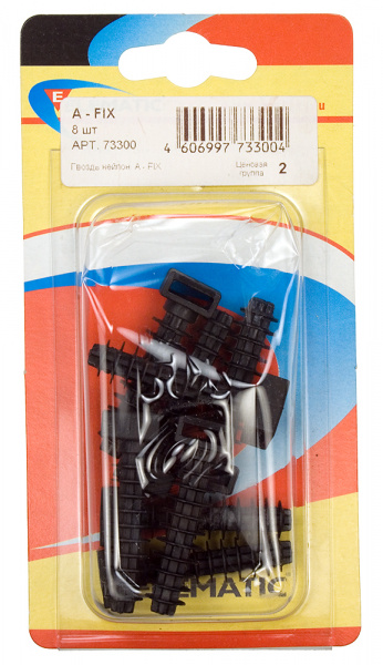 73300 ГВОЗДЬ НЕЙЛОН. A-FIX  (8 шт)
