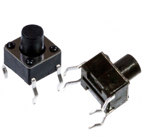 0670HIM-130G-G, кнопка тактовая 6х6 h=7мм (аналог TS-A3PS-130 SWT6)