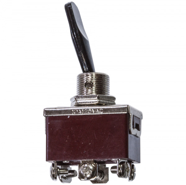KN3C-203E, тумблер ON-OFF-ON, 6 винтовых контактов 10А 250В