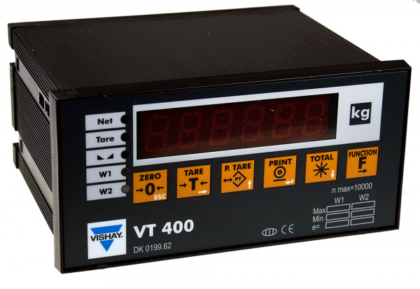 VT400-P-2030-E, LED, пластик, корп, внеш.пит. 24VDC, RS232, аналог вых.