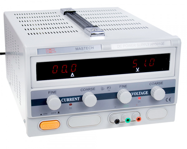 HY5010E, лабораторный блок питания импульсный 0-50В/10A