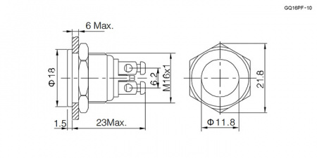 GQ16PF-10/N off-(on) GQ16PF-10/N off-(on)