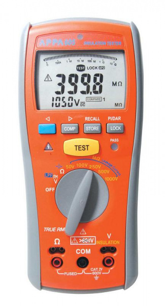 Измеритель сопротивления изоляции appa 605