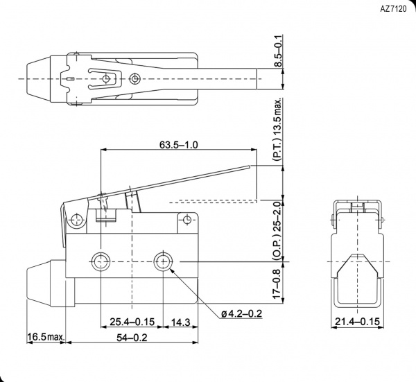 Путевой выключатель AZ-7120