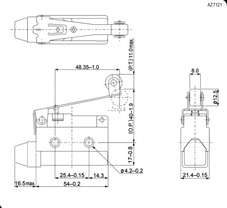 Путевой выключатель AZ-7121