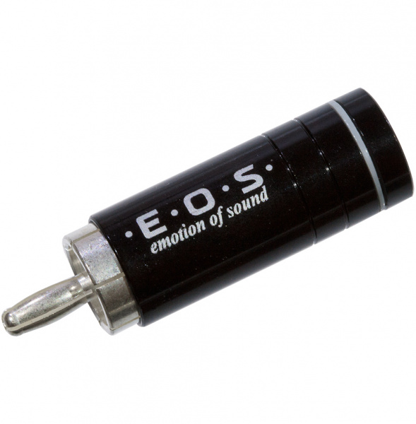 1-258G WHITE, штекер RCA металл на кабель,белый