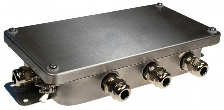 AJB-6, соед.коробка на 6 датчиков, материал нержавеющая  сталь