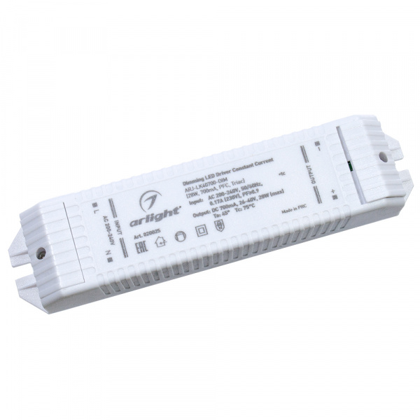 ARJ-LK-40700-DIM, блок питания, (28W, 700mA PFC Triac)