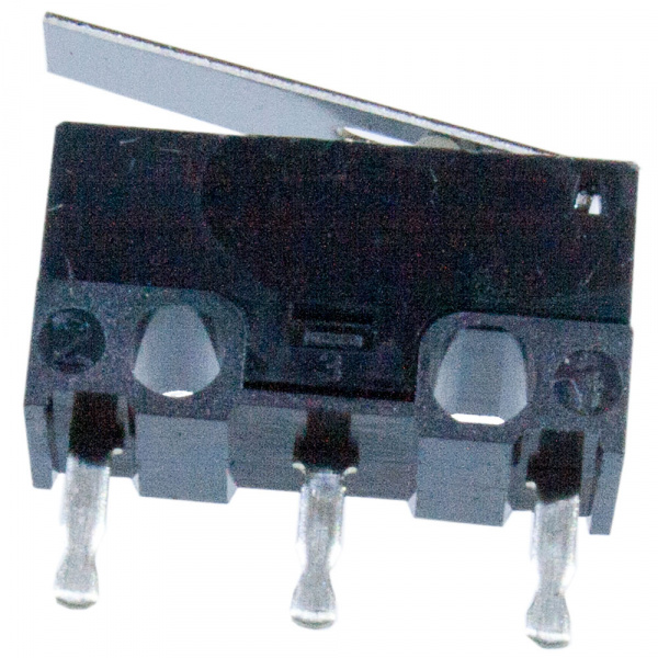 D2F-01L, микропереключатель с лапкой 0,1А/30В dc