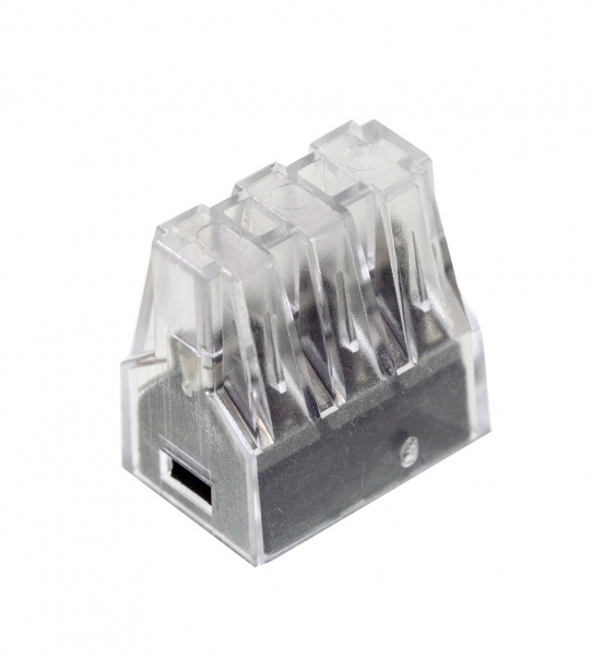 XY608-6P, электромонтажная клемма 6 контактов  400В/24А 22-14AWG (аналог 773-326)
