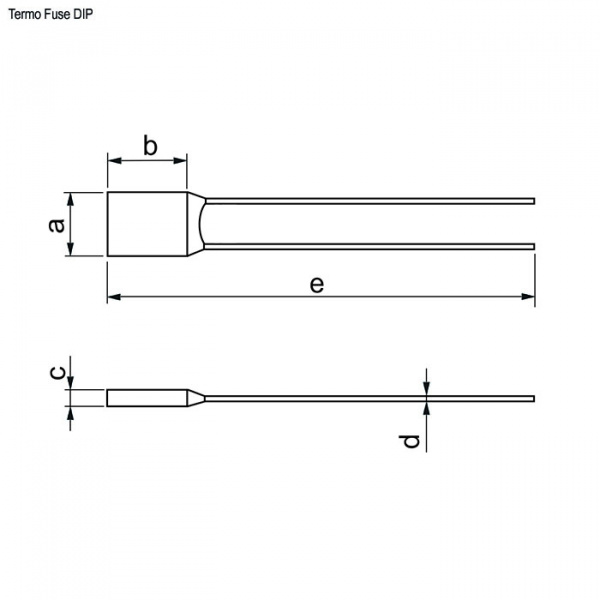 Termo fuse 110*C 3A DIP