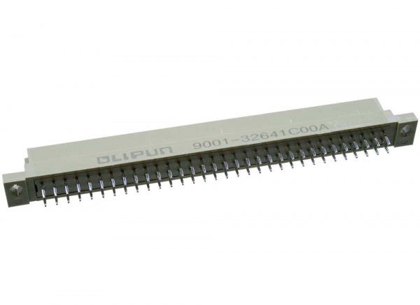144-F264T, DIN41612 розетка 32 x 2 ряда AB 64 контакта