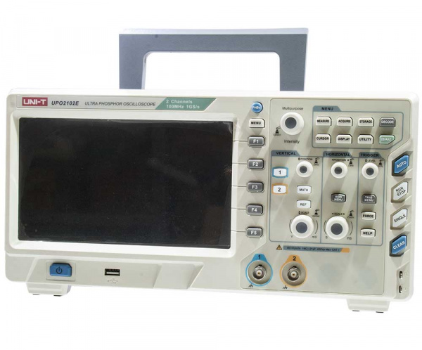 UPO2102E, осциллограф цифровой 2кан. 100МГц 1Гв/с
