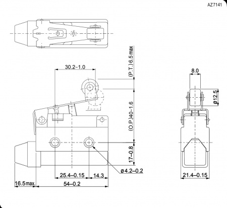 Путевой выключатель AZ-7141