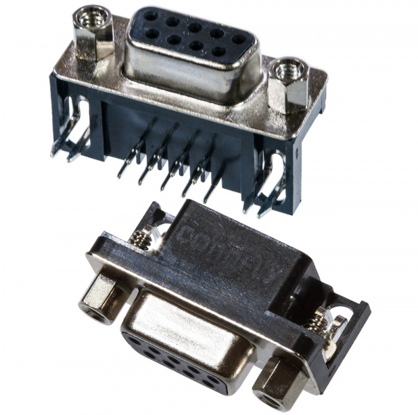 DRB- 9FA (DS1037-9F), Розетка 9 pin на плату 7.2мм