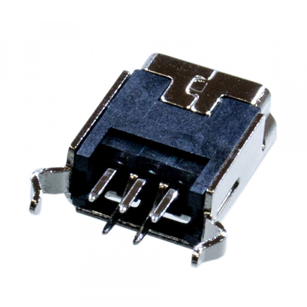 Мини USB 5P гнездо, вертикальный разъем на плату (C8320-05BFSSBOR)
