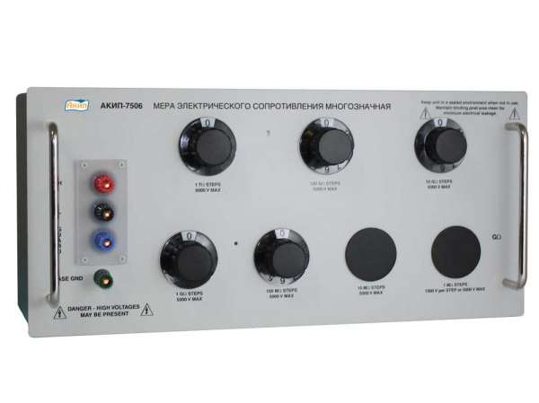 Мера сопротивления акип-7506-q-6-1мом-5кв
