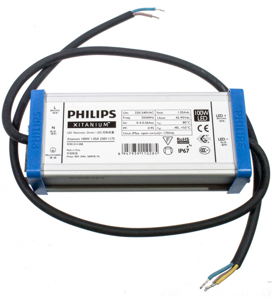 Драйвер светодиода Xitanium 100W 1.05A 230V I175, 929001400880