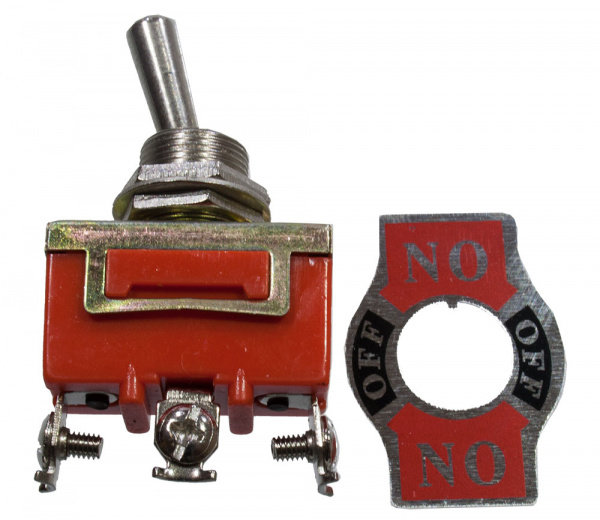KN3(C)-103, тумблер ON-OFF-ON, 3 контакта, 250В/15А