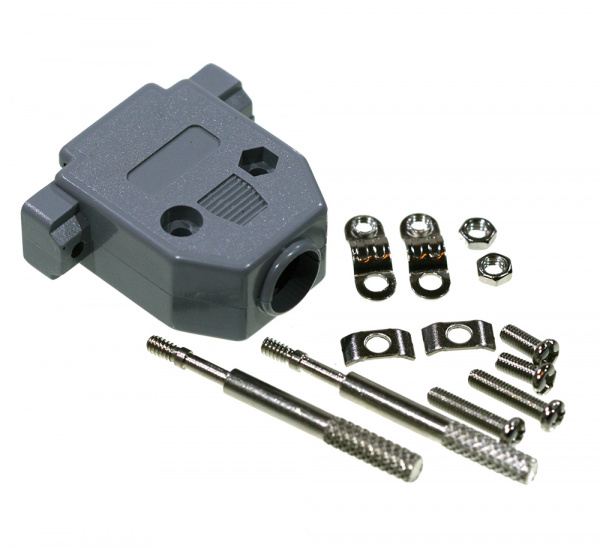 DPT-15C, корпус для D-SUB 15pin с удлиненным винтом