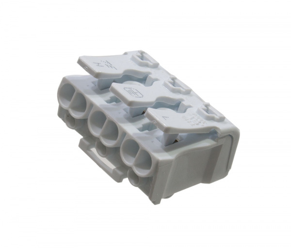 3-2834242-4, 3P SNAPS, PUSH WIRE CONNECTOR, WITH MARK