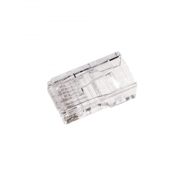 TPR-8P8C-S3, 8P8C вилка RJ45 экранированная под круглый кабель