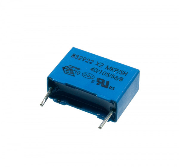 B32922C3224M, конд. Х2 0.22мкФ 340ВDC  20% шаг 15мм MKP
