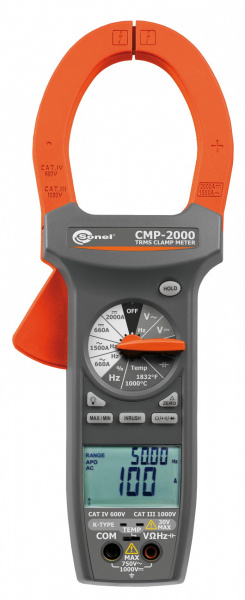 Клещи токоизмерительные с мультиметром cmp-2000