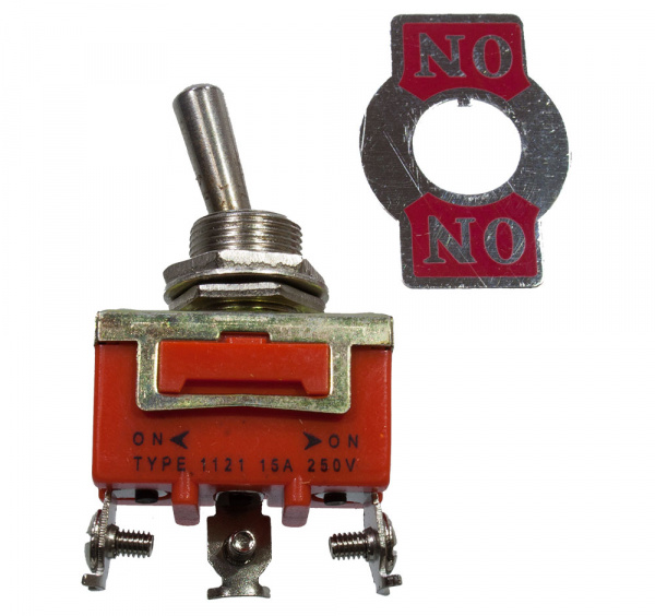 KN3(C)-102, тумблер ON-ON, 3 контакта, 250В/15А