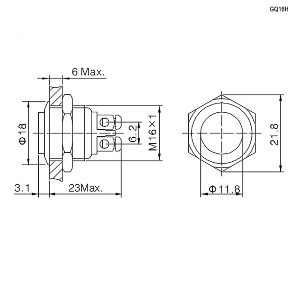 GQ16H-10/N off-(on)
