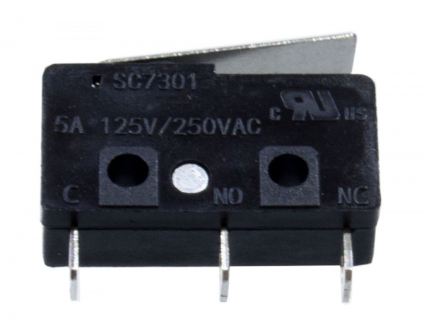 SC7301-A, микропереключатель, 3 контакта, 250В/5А, (JQ), пластина