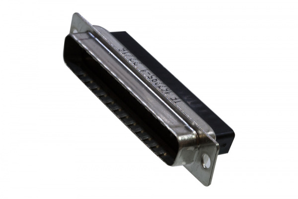 167295-1, d-sub 37 поз-й 2 ряда male, монт wire, crimp