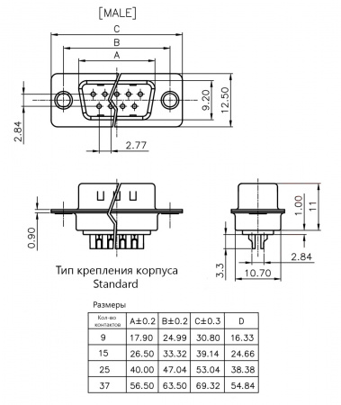 DB-25M