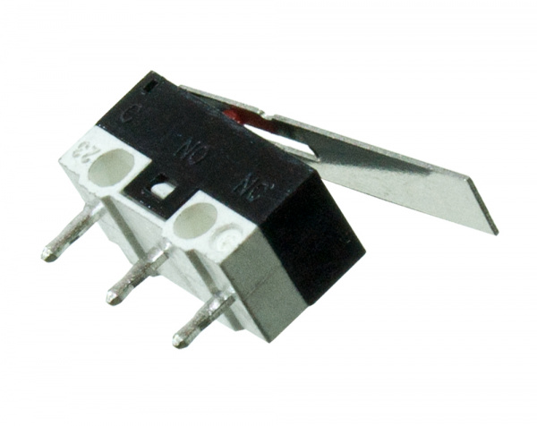 L-KLS7-KW10-Z2P-045, микропереключатель с лапкой 125В 2A (аналог DM3-03P)