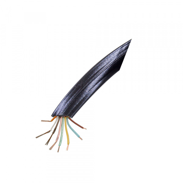 TLF-8C CCA BK, ШТЛП-8, Телеф. Кабель, 8 жил, AlCu (омедненка), черный