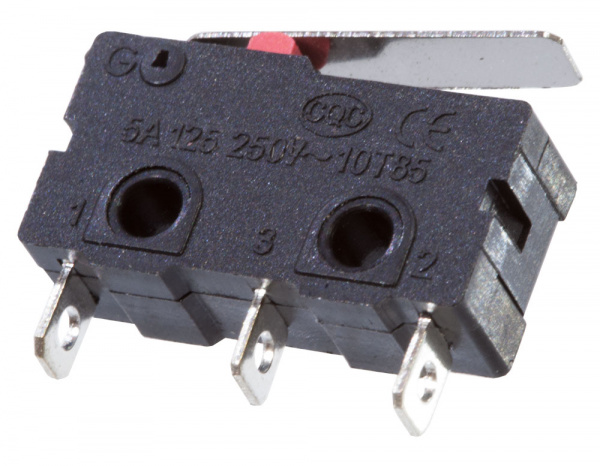 KW4-Z2F150, микропереключатель рычаг 3 конт.  5А/250В