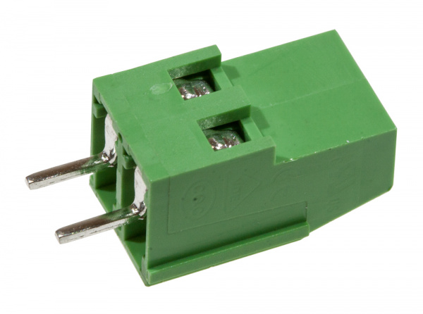 DG129-5.0-02P-14-00A(H), клеммник 2 контакта 5мм