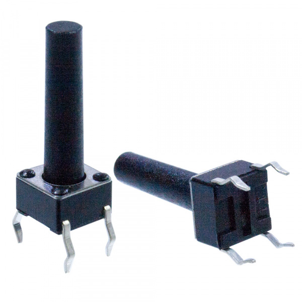0617HIM-130G-G, кнопка тактовая 6х6 h=17мм