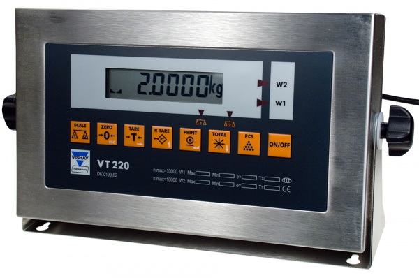 VT220-S-2000-E, LСD дисплей , нержавеющий  корпус RS232