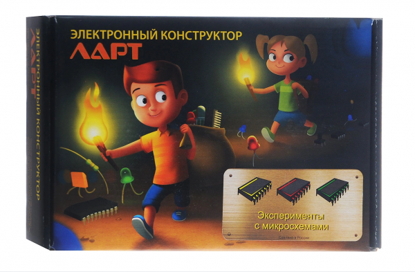 Эксперименты с микросхемами V2, Электронный конструктор для изучения основ электротехники